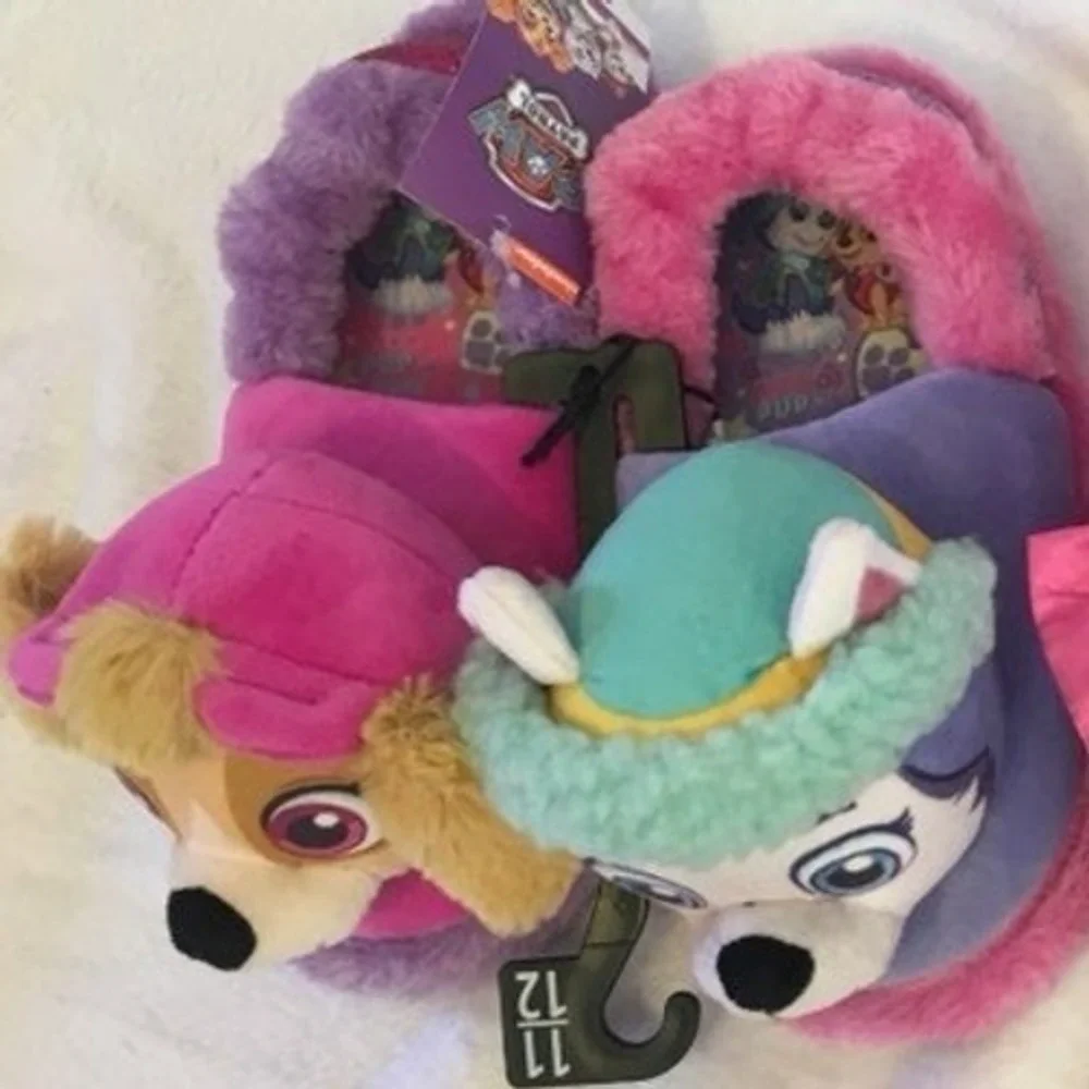 PAW‎ PATROL Girls slippers size 7/8 NWT